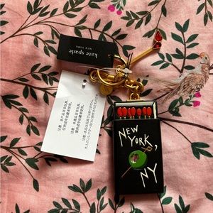 Kate Spade Perfect Match Matchbook Key Fob NWT